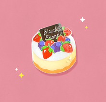 Load image into Gallery viewer, Nana, Hachi, and Black Stones Cake Enamel Pins