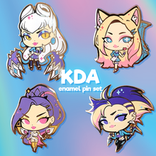 Load image into Gallery viewer, K/DA All Out (League of Legends) Enamel Pins