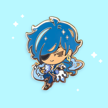 Load image into Gallery viewer, Kaeya Genshin Impact Character Gold Hard Enamel Pin