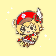 Load image into Gallery viewer, Klee Genshin Impact Character Gold Hard Enamel Pin