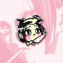 Load image into Gallery viewer, Nana and Hachi Soft Head Pat Enamel Pin