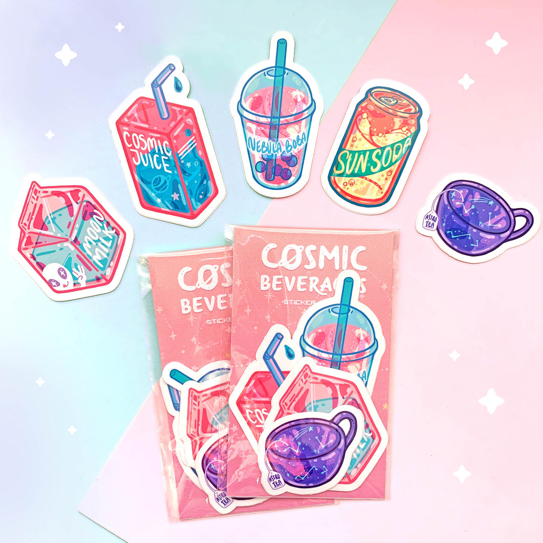 Cosmic Beverages Sticker Pack