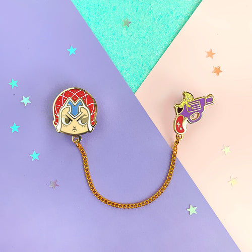 ☆ JJBA - Guido Mista Collar Pin ☆