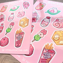 Load image into Gallery viewer, Snack Cats Sticker Sheet
