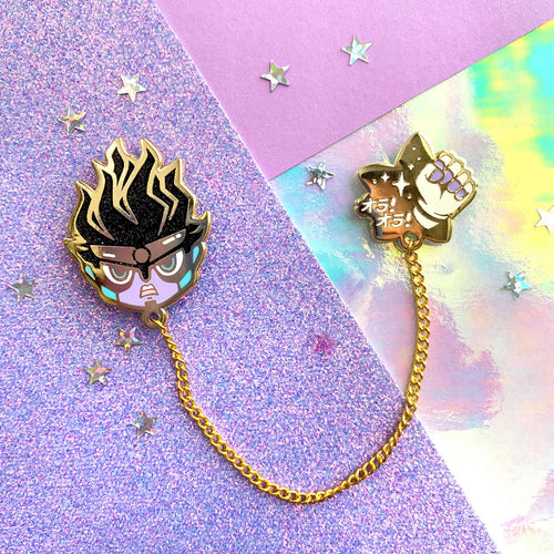 ☆ JJBA- Star Platinum Collar Pin ☆